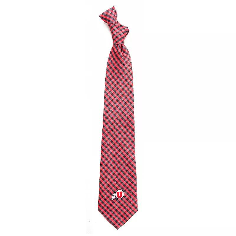 Men's Utah Utes Gingham Tie, Ute Team Product Image