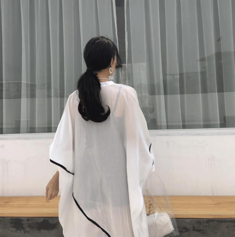 Two Tone Midi Light Jacket Product Image