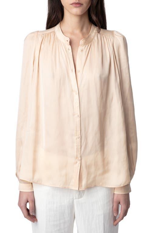 Zadig & Voltaire Tchin Satin Blouse Product Image