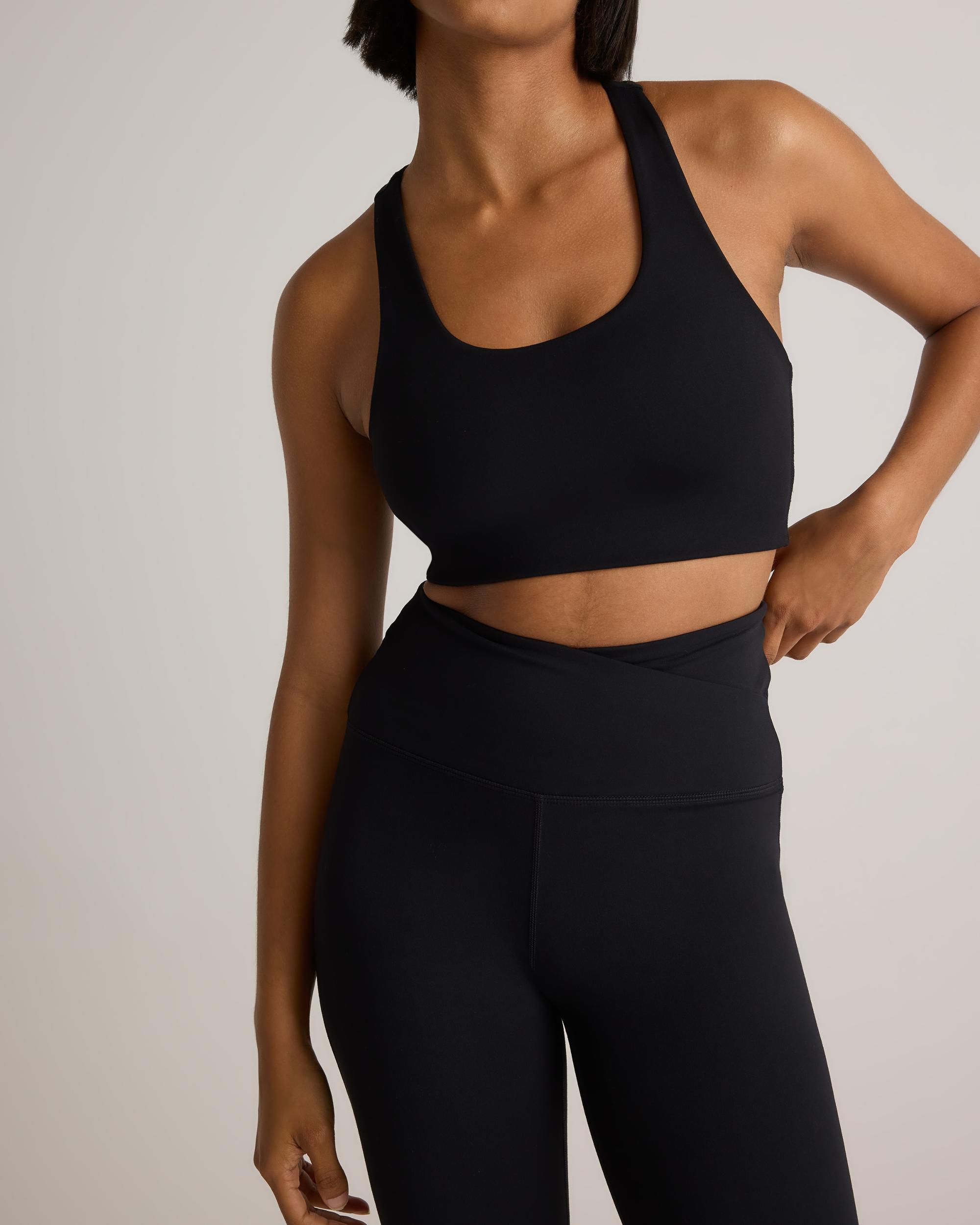 Quince | Women's Ultra-Form High-Rise Crossover Flared Pants Size XS, Nylon/Spandex Product Image
