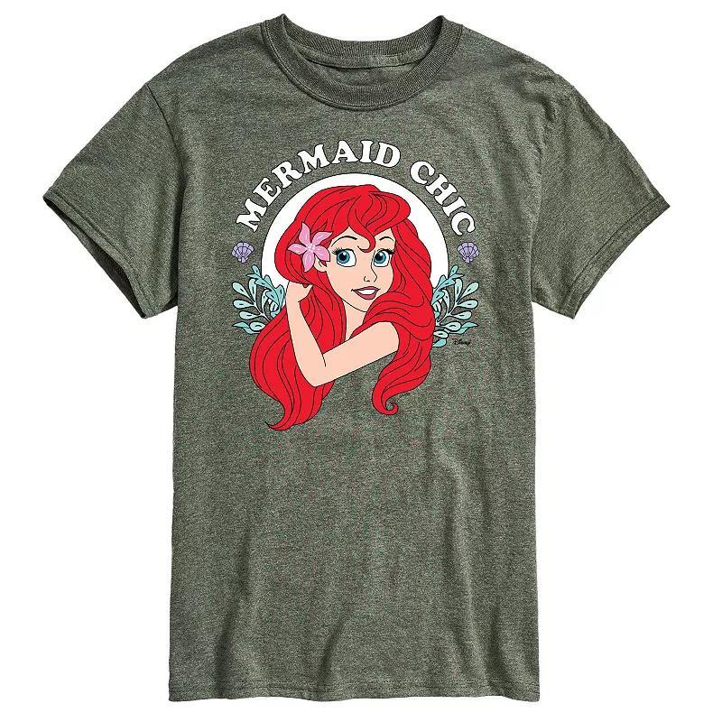 Disney's The Little Mermaid Men's Mermaid Chic Tee, Size: Medium, Purple Product Image