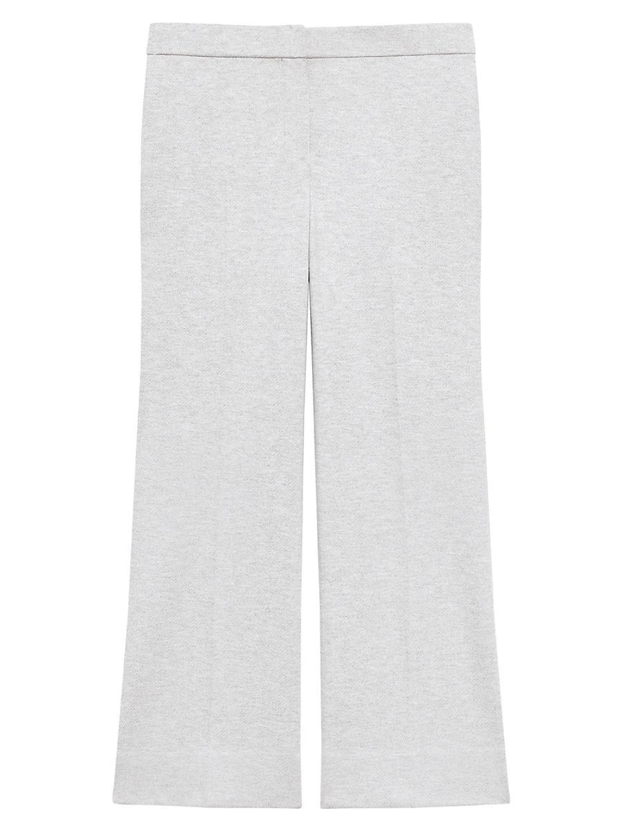 Womens Cropped Kick-Flare Pants Product Image