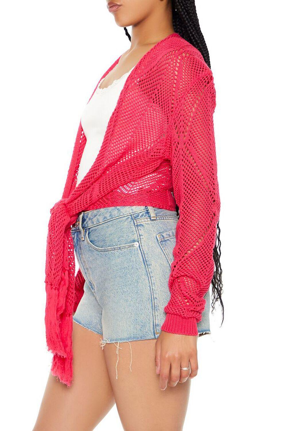 Open-Knit Tie-Front Sweater | Forever 21 Product Image