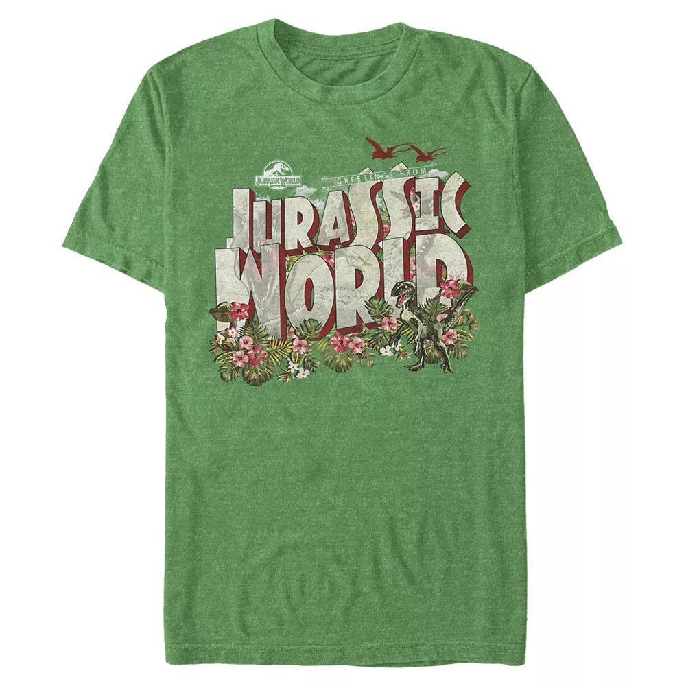 Big & Tall Jurassic World Graphic Tee, Men's, Size: XL Tall, Kelly Grey Product Image