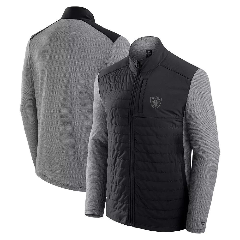 Unisex Fanatics Black/Heather Gray Buffalo Bills Tonal Full-Zip Jacket, Adult Unisex, Size: XL Product Image