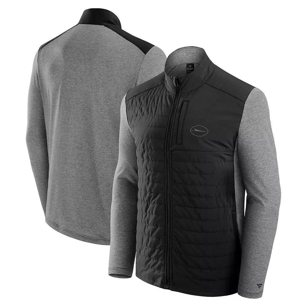 Unisex Fanatics Black/Heather Gray Buffalo Bills Tonal Full-Zip Jacket, Adult Unisex, Size: XL Product Image