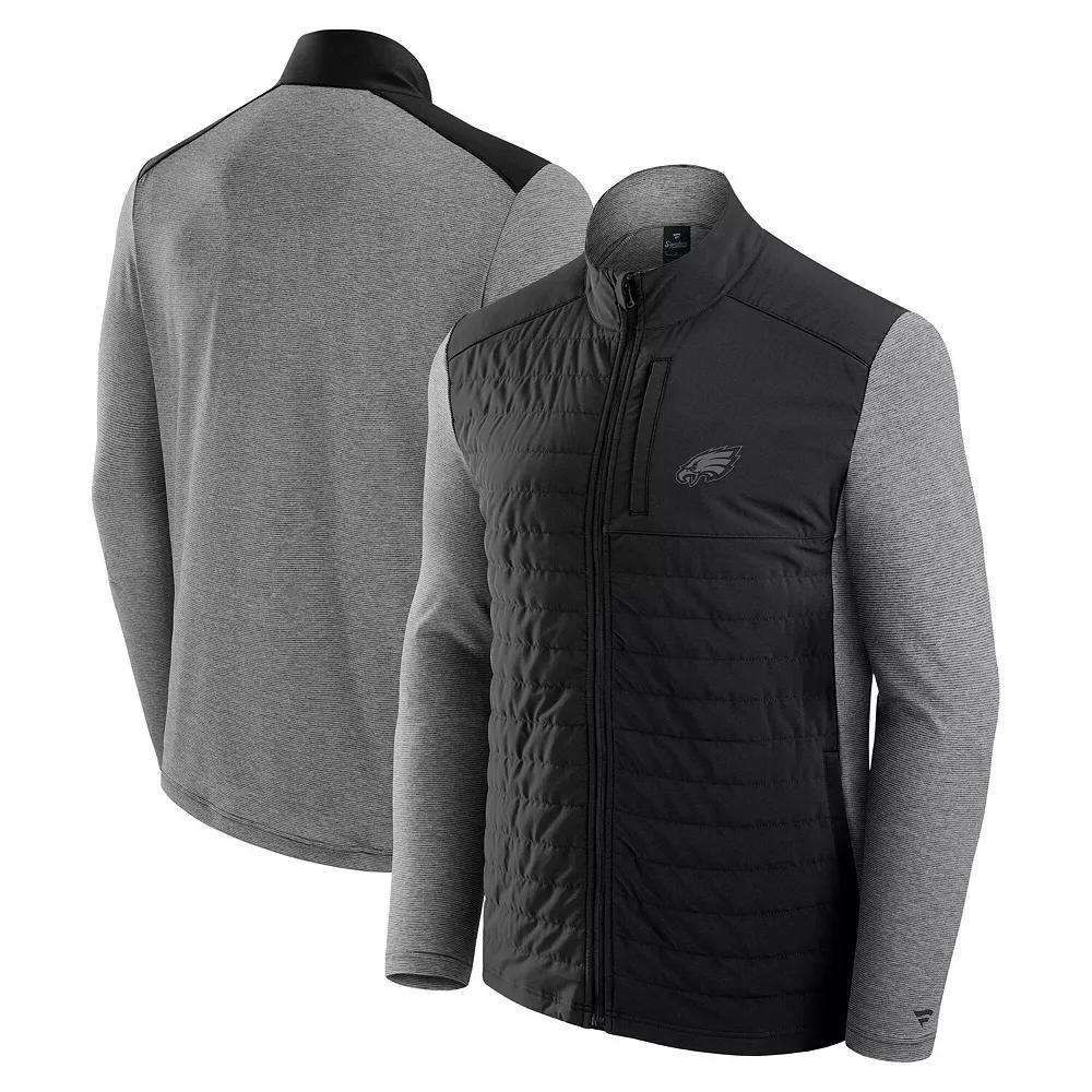 Unisex Fanatics Black/Heather Gray Buffalo Bills Tonal Full-Zip Jacket, Adult Unisex, Size: XL Product Image