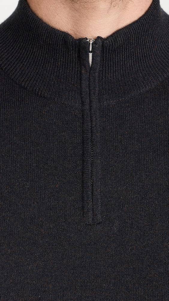 Theory Hilles Cashmere Quarter Zip Sweater | Shopbop Product Image
