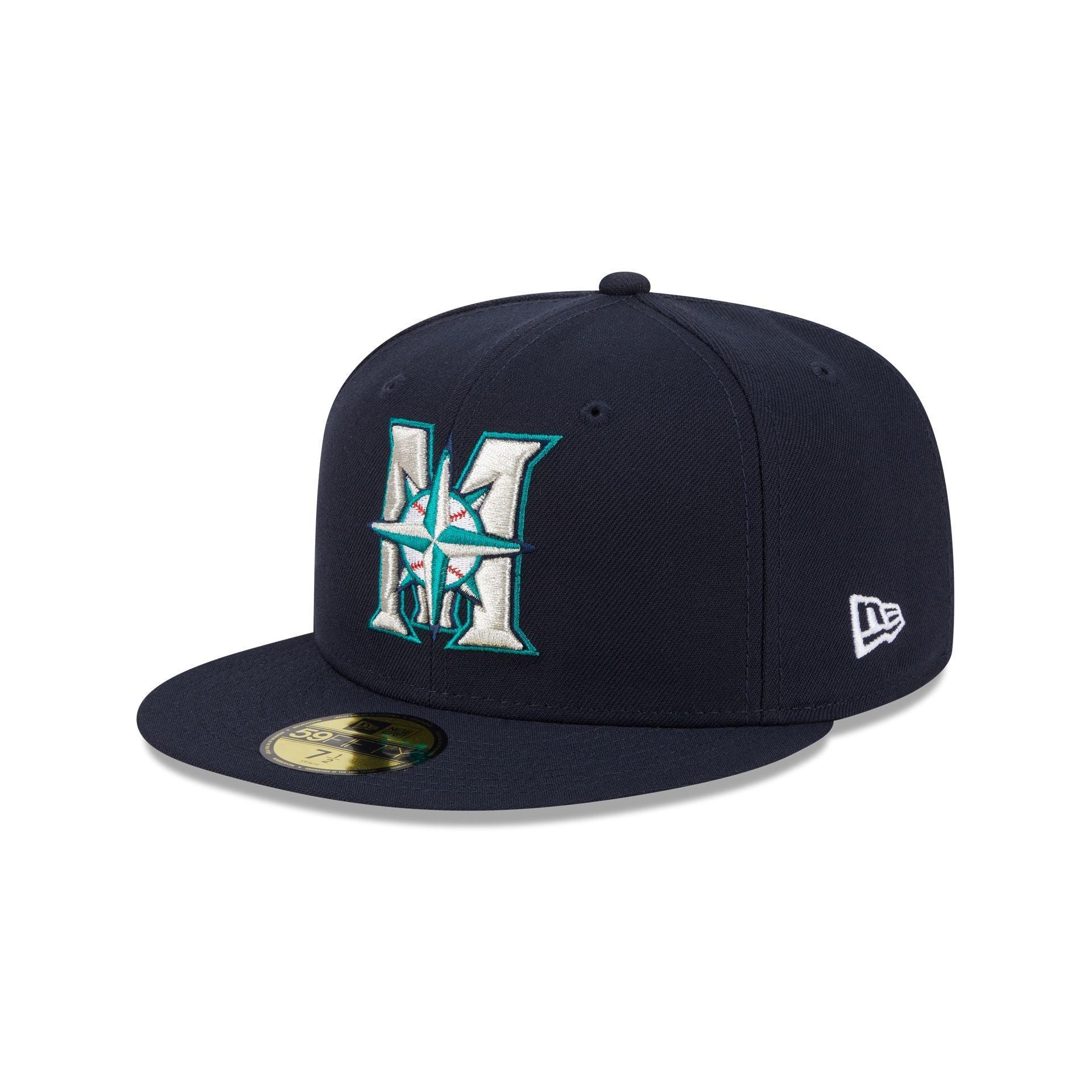 Atlanta Braves Black and White Basic 59FIFTY Fitted Hat Male Product Image