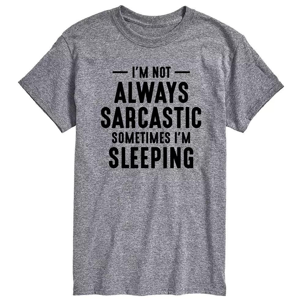 Big & Tall I'm Not Always Sarcastic Graphic Tee, Men's, Size: 3XL Tall, Gray Product Image