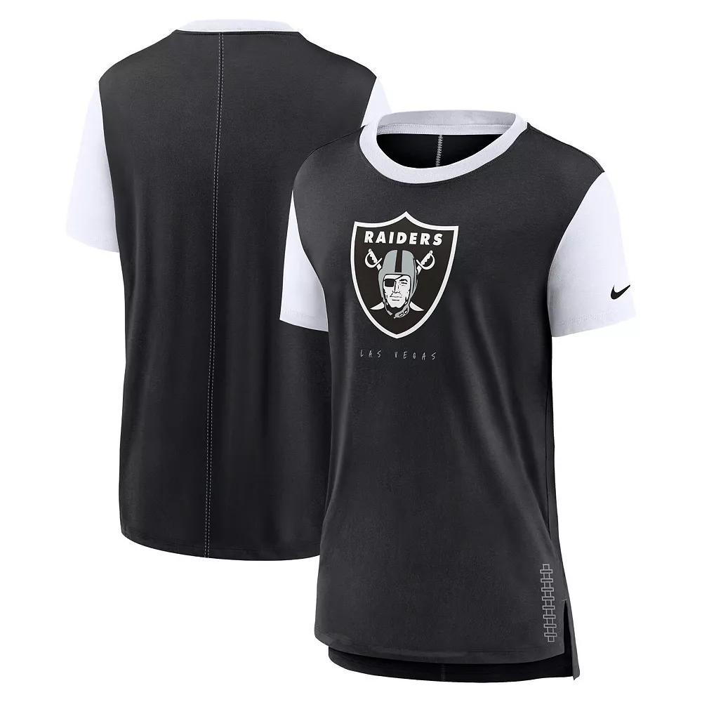 Women's Nike Black Las Vegas Raiders Team T-Shirt, Size: XL, Lvr Black Product Image