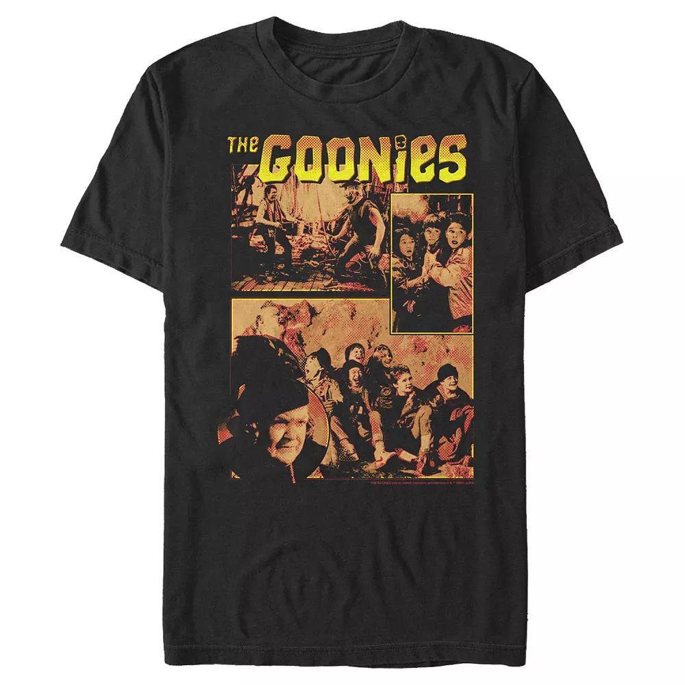Men's The Goonies Scene Panels Graphic Tee, Size: Medium, Black Product Image