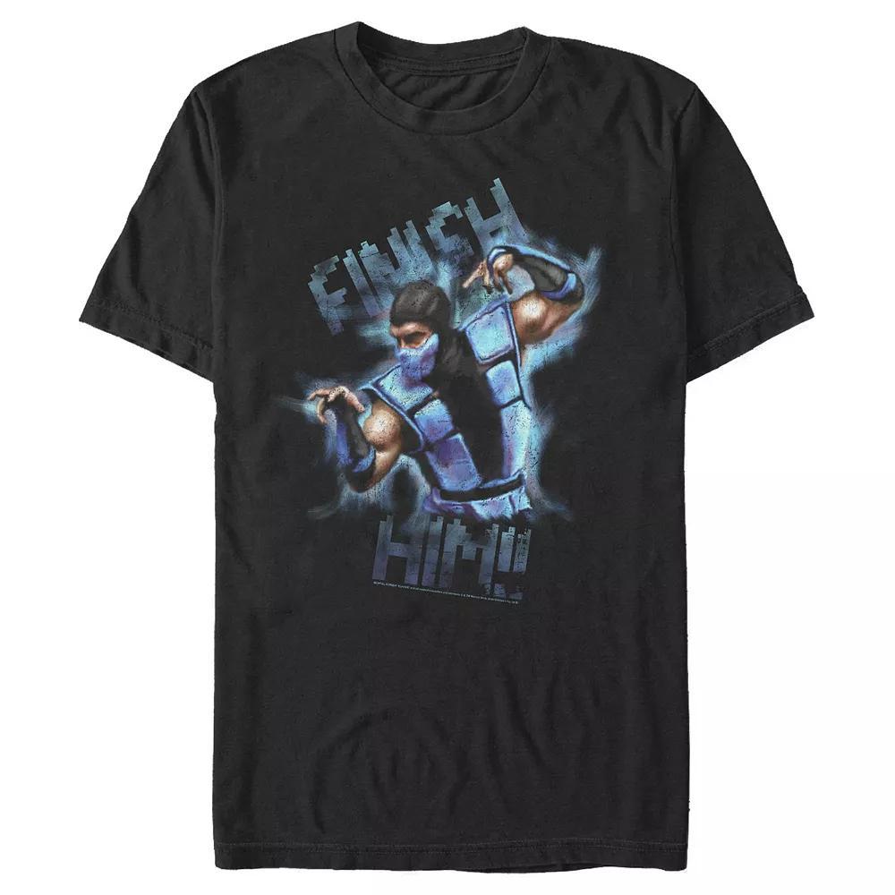 Men's Mortal Kombat Finish Him Graphic Tee, Size: Large, Black Product Image
