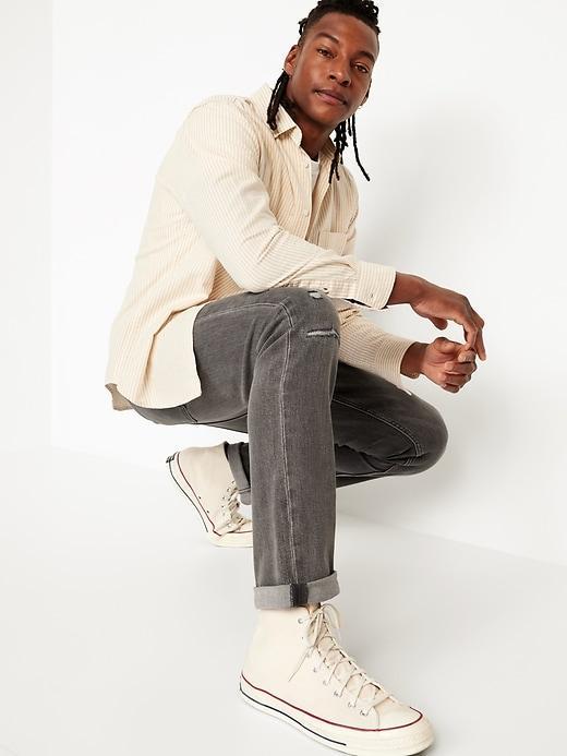 Slim Built-In Flex Ripped Jeans Product Image