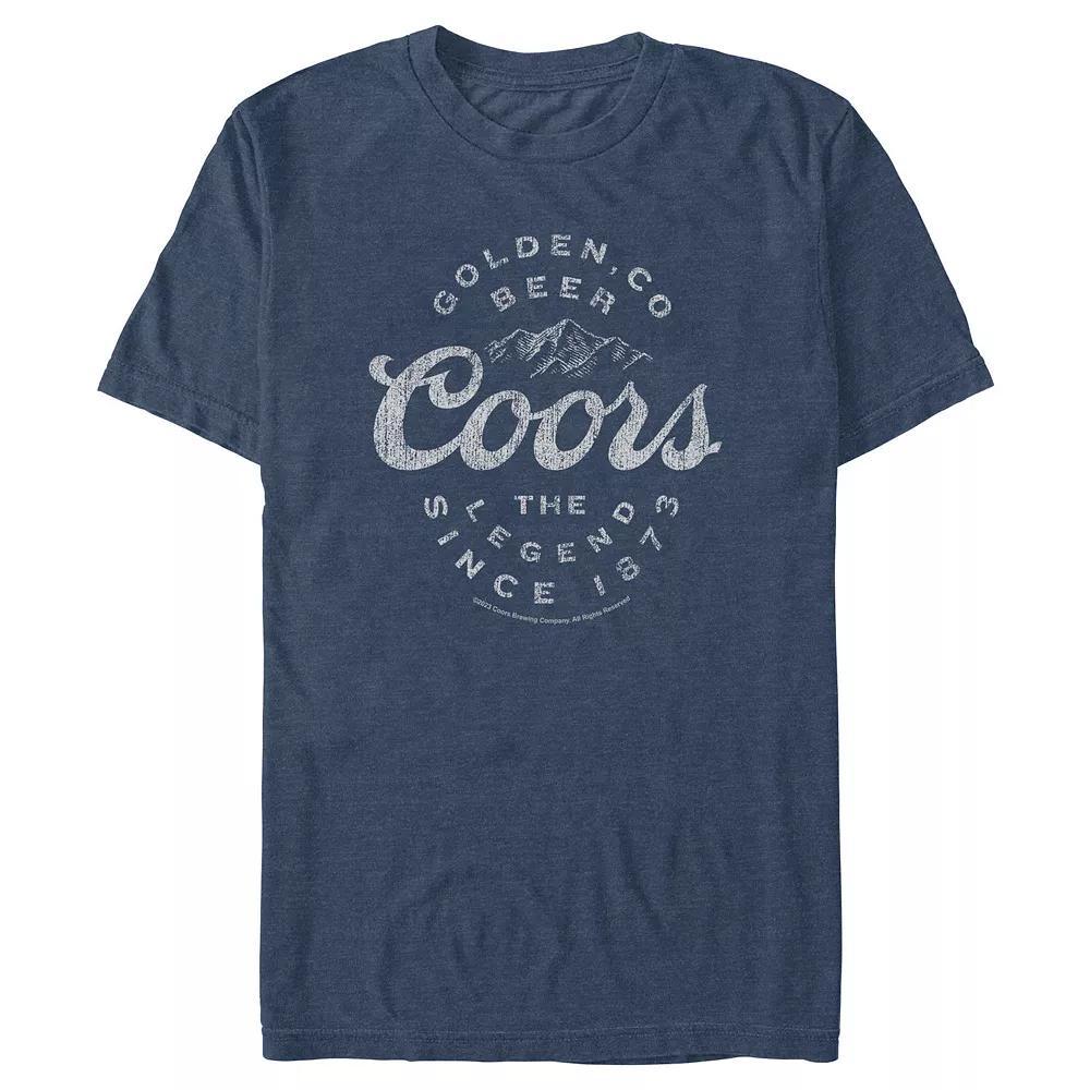 Men's Coors Light COORS SIGN Graphic Tee, Size: Large, Black Product Image