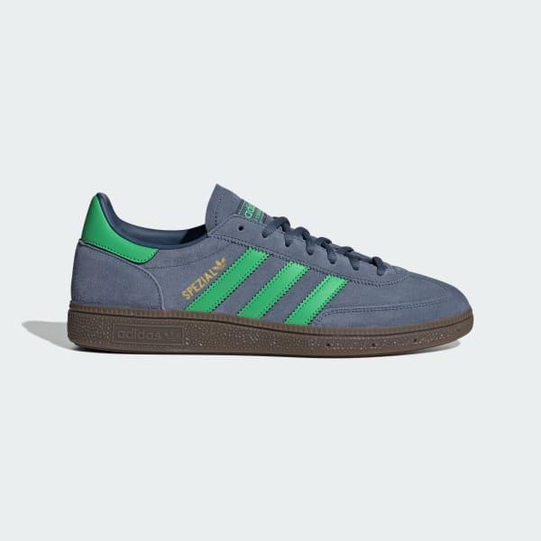 adidas Gender Inclusive Handball Spezial Sneaker in Preloved Ink/green/gold at Nordstrom, Size 10.5 Women's Product Image