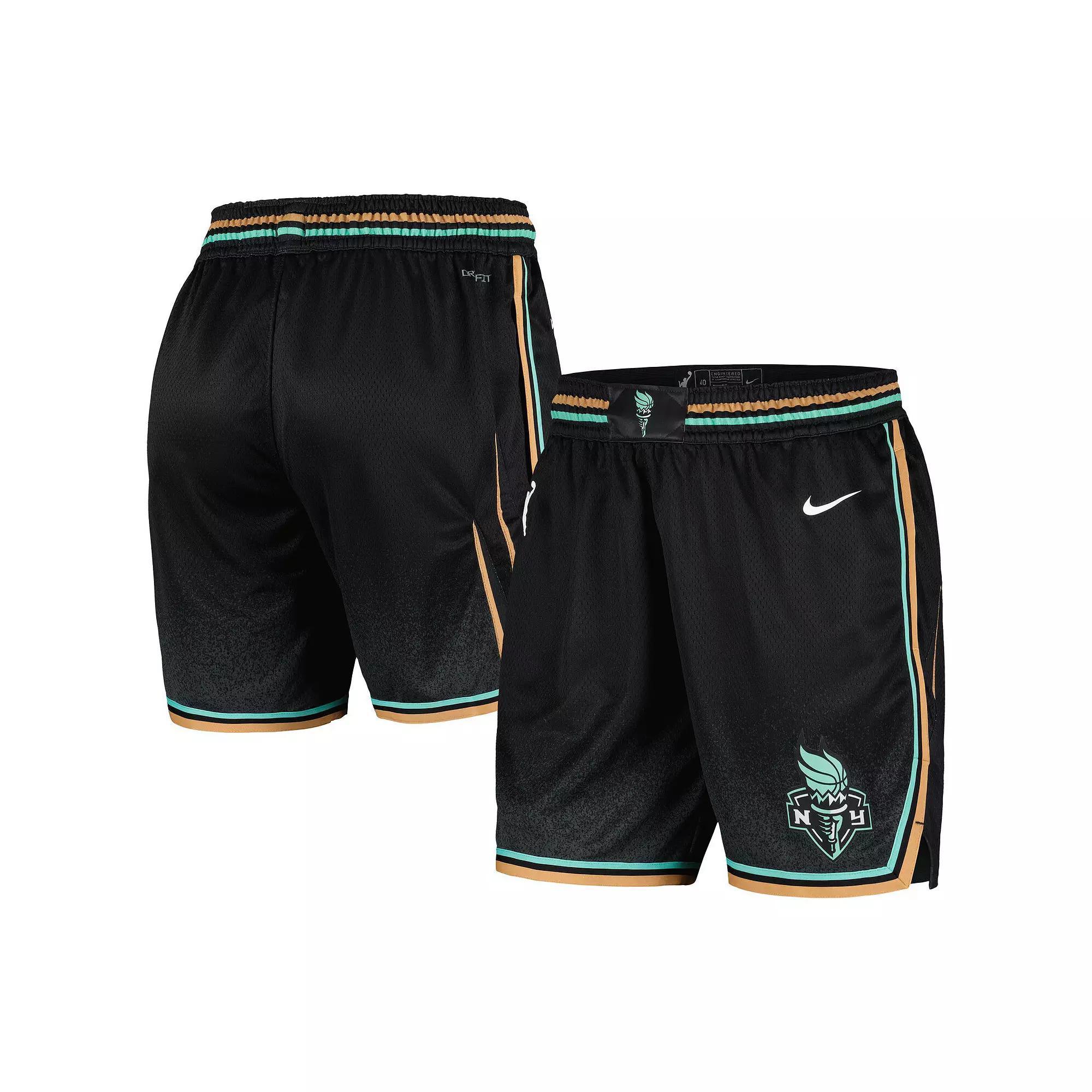 Women's Nike Black New York Liberty On-Court Victory Performance Shorts, Size: Small, Wnb Black Product Image
