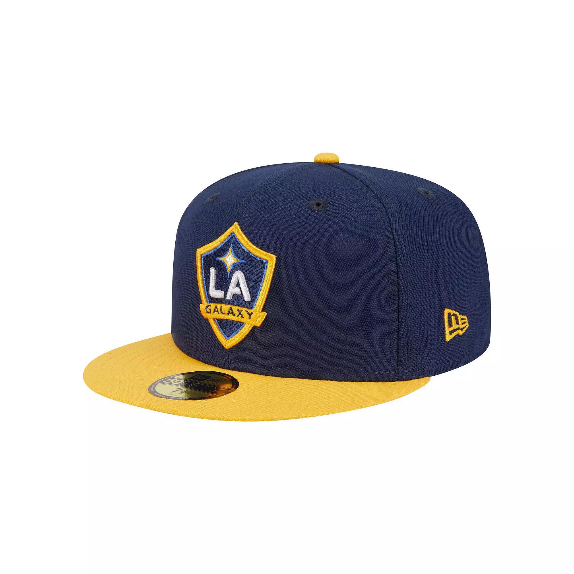 Men's New Era  Navy LA Galaxy 2025 Kickoff 59FIFTY Fitted Hat, Size: 7 1/2, Blue Product Image