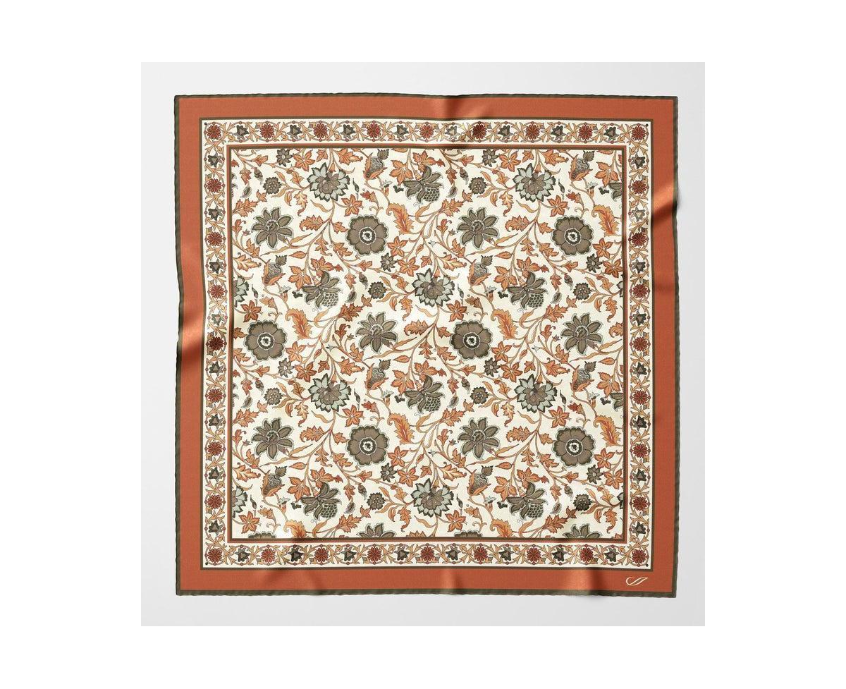 Elizabetta Ibiza - Silk Pocket Squarefor Men in Terracotta at Nordstrom Product Image