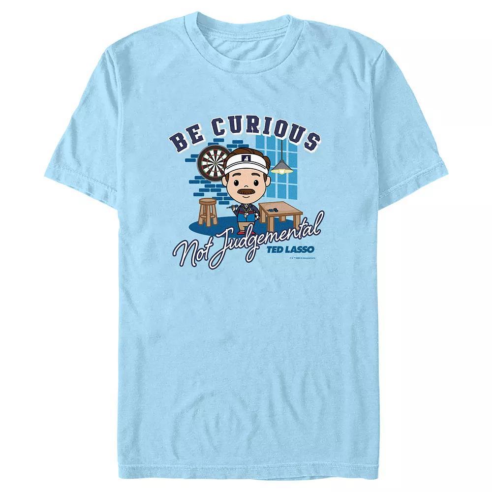 Men's Ted Lasso Not Judgemental Ted Graphic Tee, Size: XXL, Light Blue Product Image