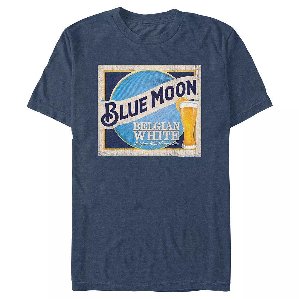 Men's Coors Light Square Logo Graphic Tee, Size: Medium, Navy Grey Product Image
