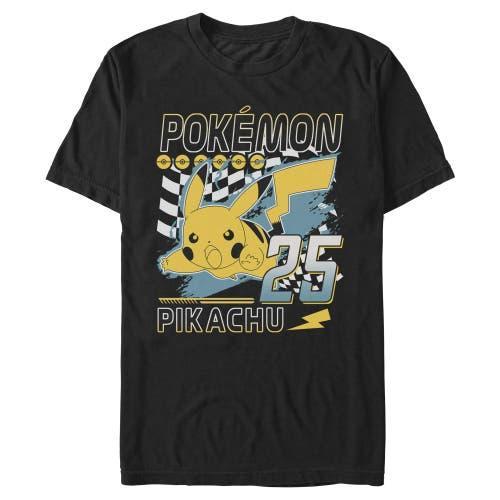 Men's Pokemon Pikachu 25  Graphic T-Shirt in Black at Nordstrom, Size Medium Product Image