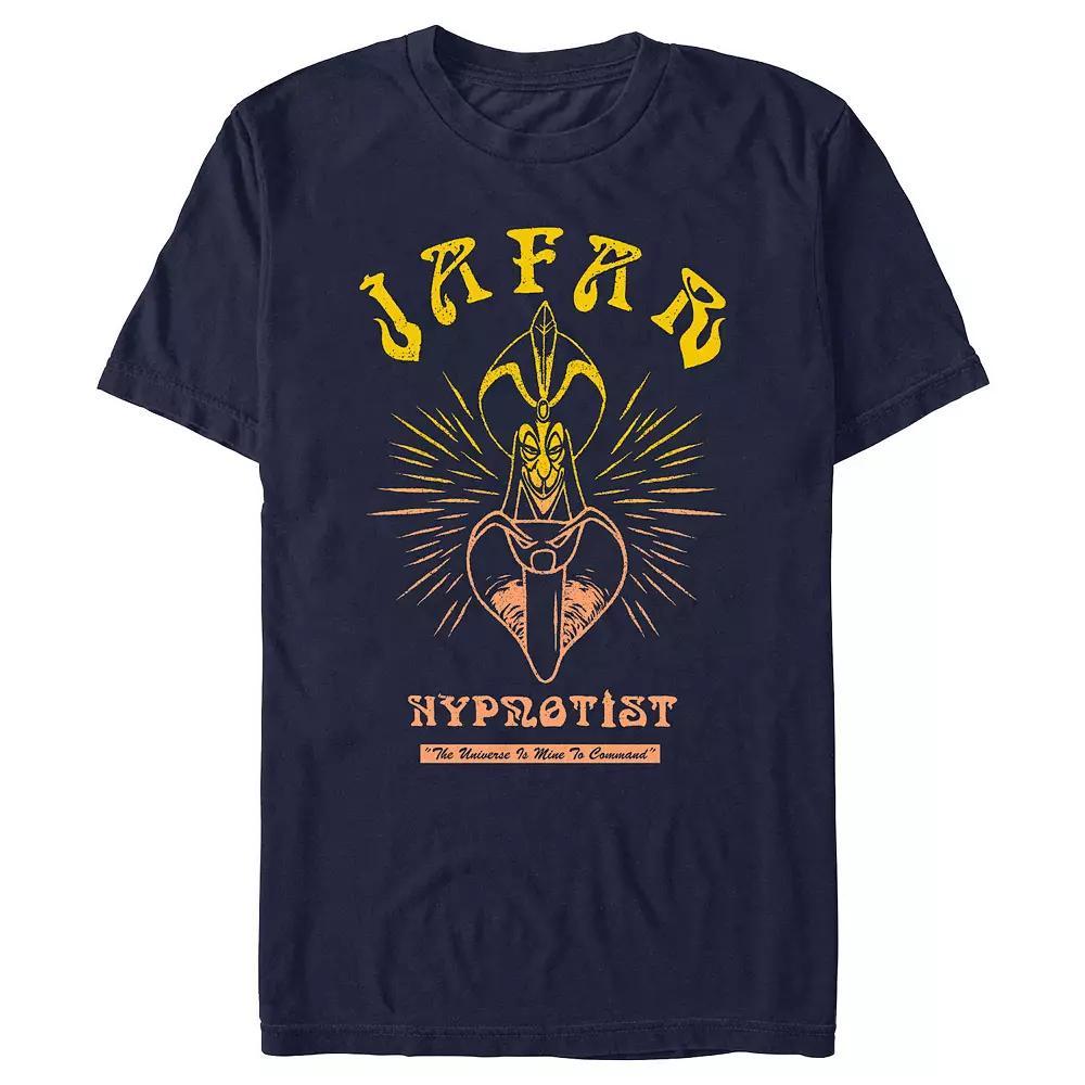 Disney's Aladdin Jafar The Hypnotist Poster Men's Graphic Tee, Size: Medium, Blue Product Image