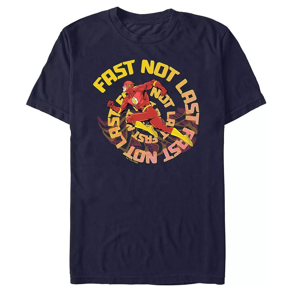 Men's The Flash Fast Not Last Graphic Tee, Size: Large, Blue Product Image