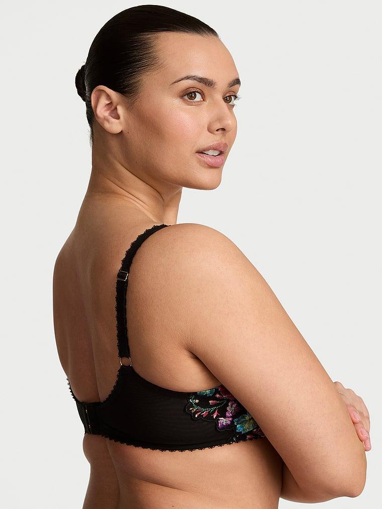 The Fabulous by Victoria's Secret Dark Blossom Embroidery Unlined Full-Cup Bra Product Image