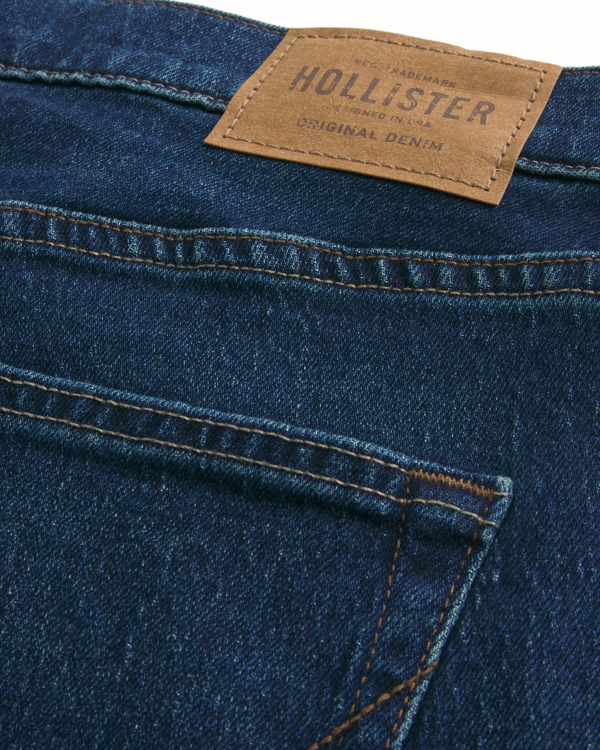 Dark Wash Loose Jeans Product Image