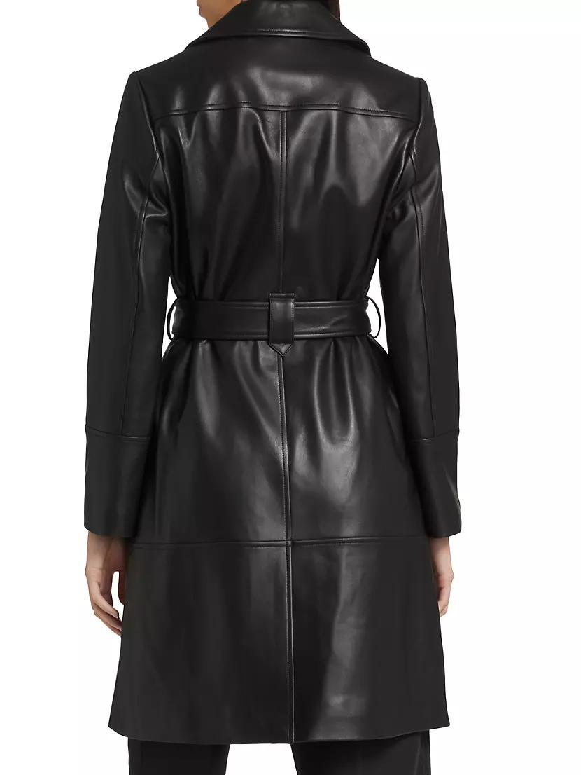 Wrap Walker Lamb Leather Coat Product Image
