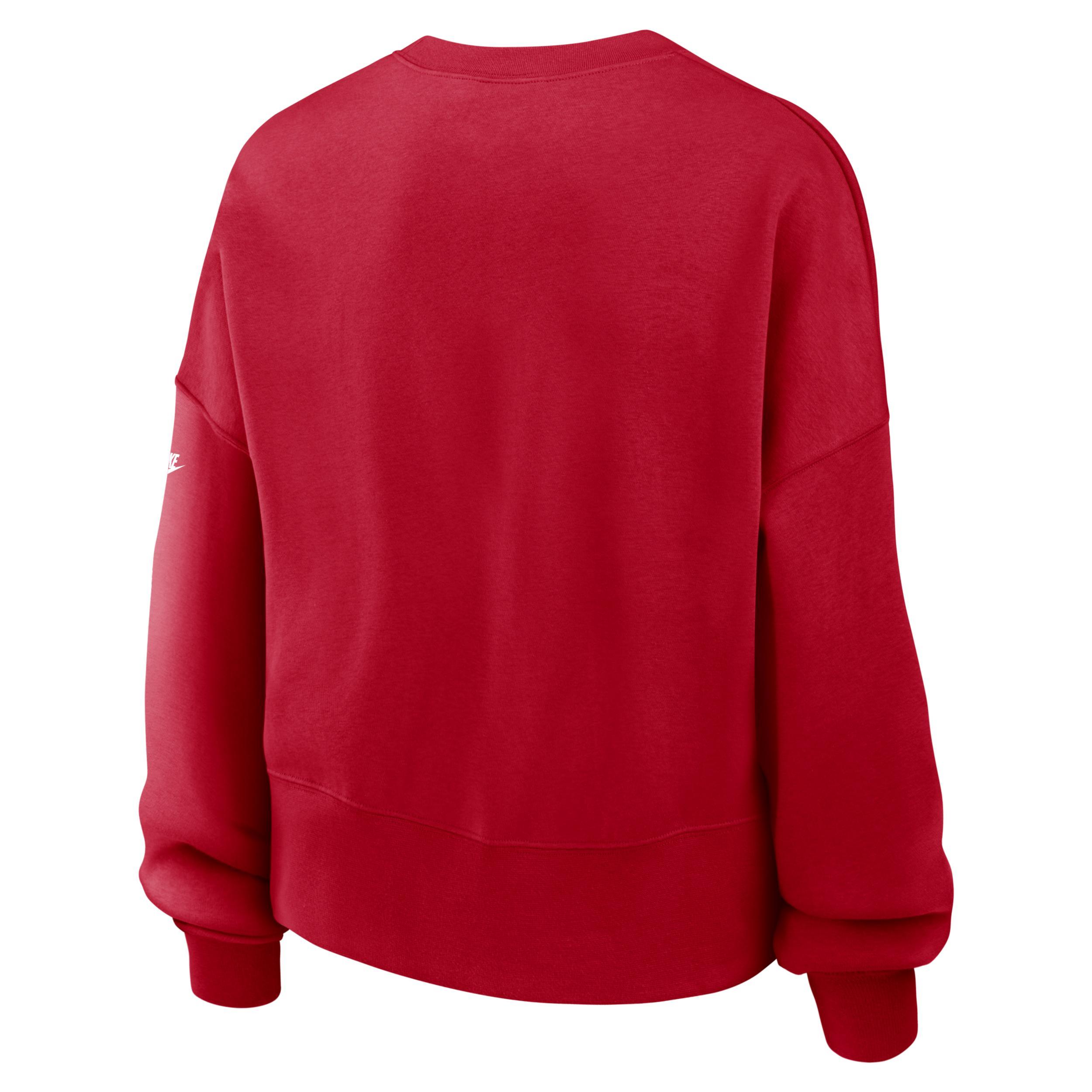 Nike Women's Phoenix Fleece Golf Crew-Neck Sweatshirt Product Image