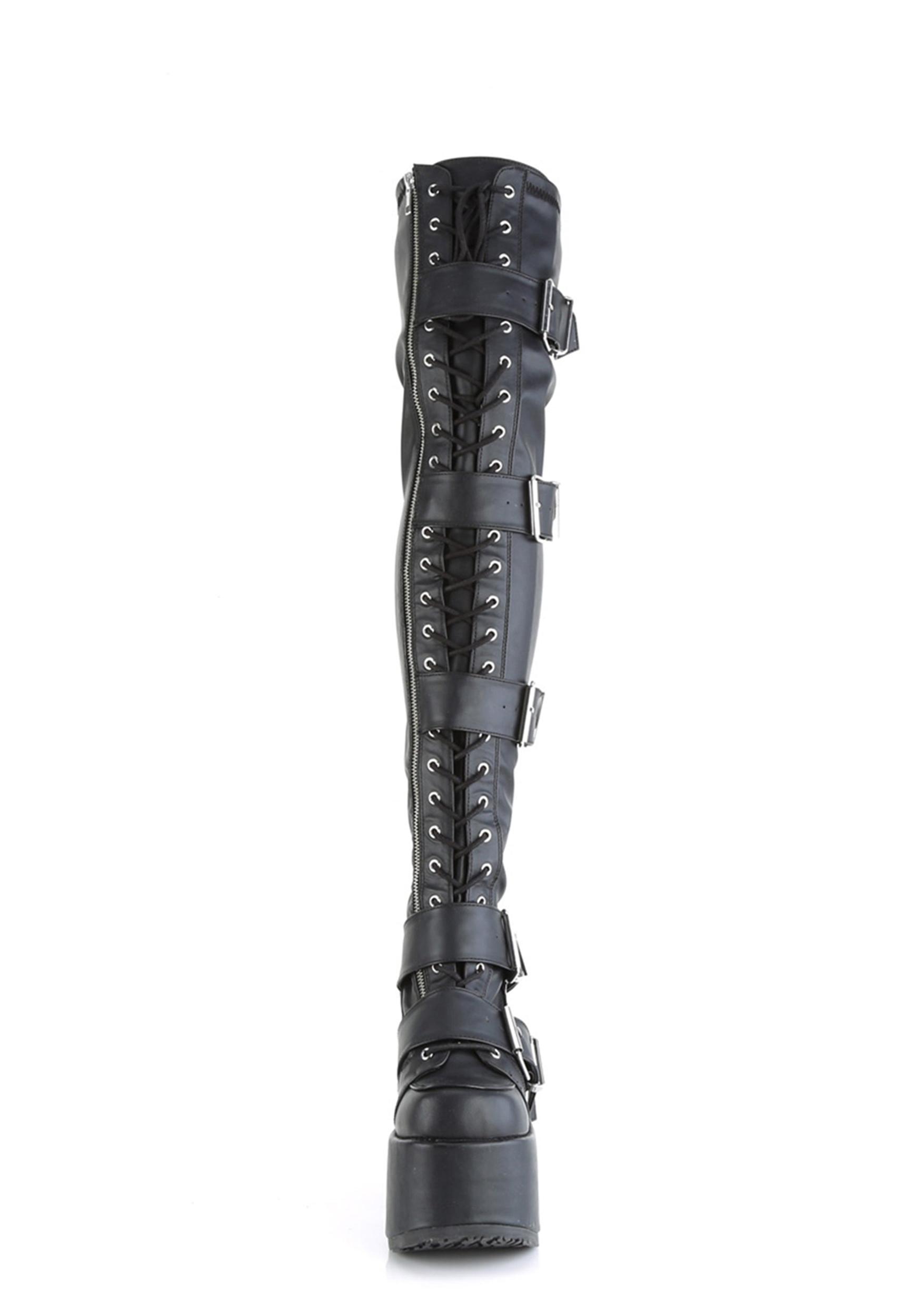 Camel-305 Thigh High Boots Product Image