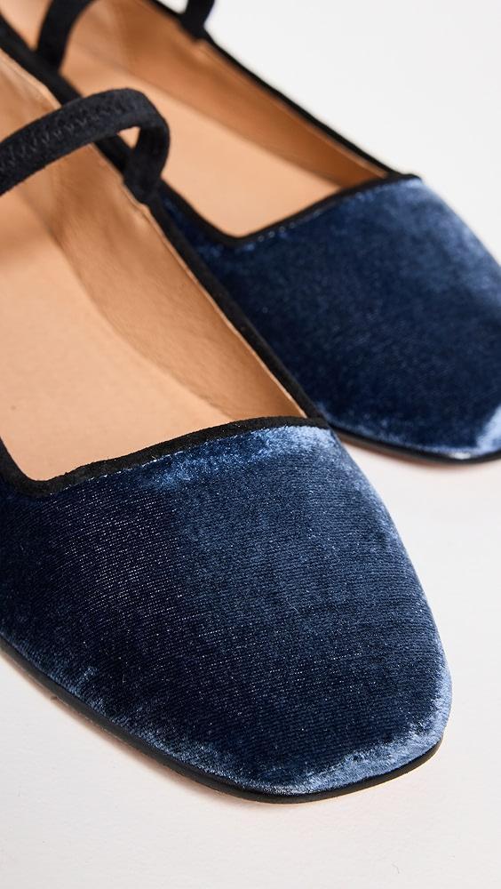 Madewell Greta Velvet Mary Janes | Shopbop Product Image