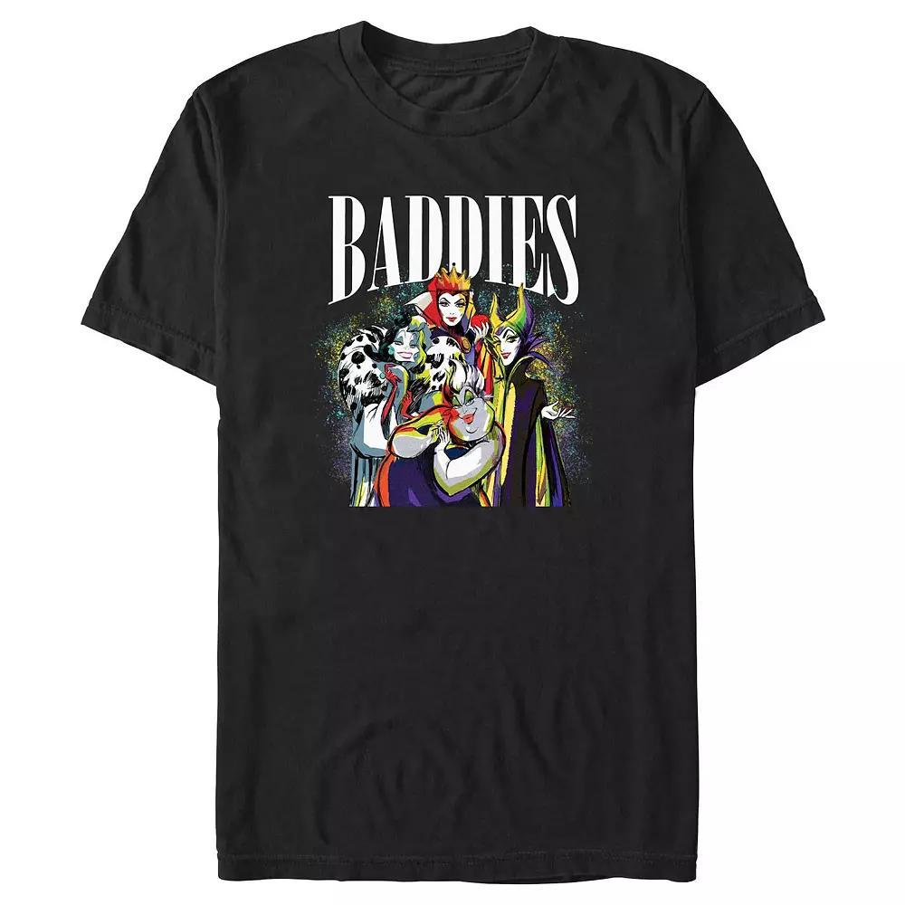 Disney's Villains Baddies Group Big & Tall Graphic Tee, Men's, Size: 5XL, Black Product Image