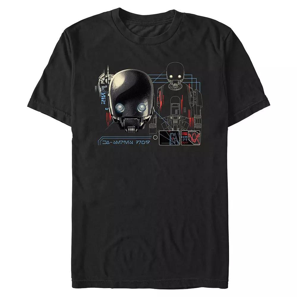 Big & Tall Star Wars Andor KX Droid Graphic Tee, Men's, Size: XL Tall, Black Product Image
