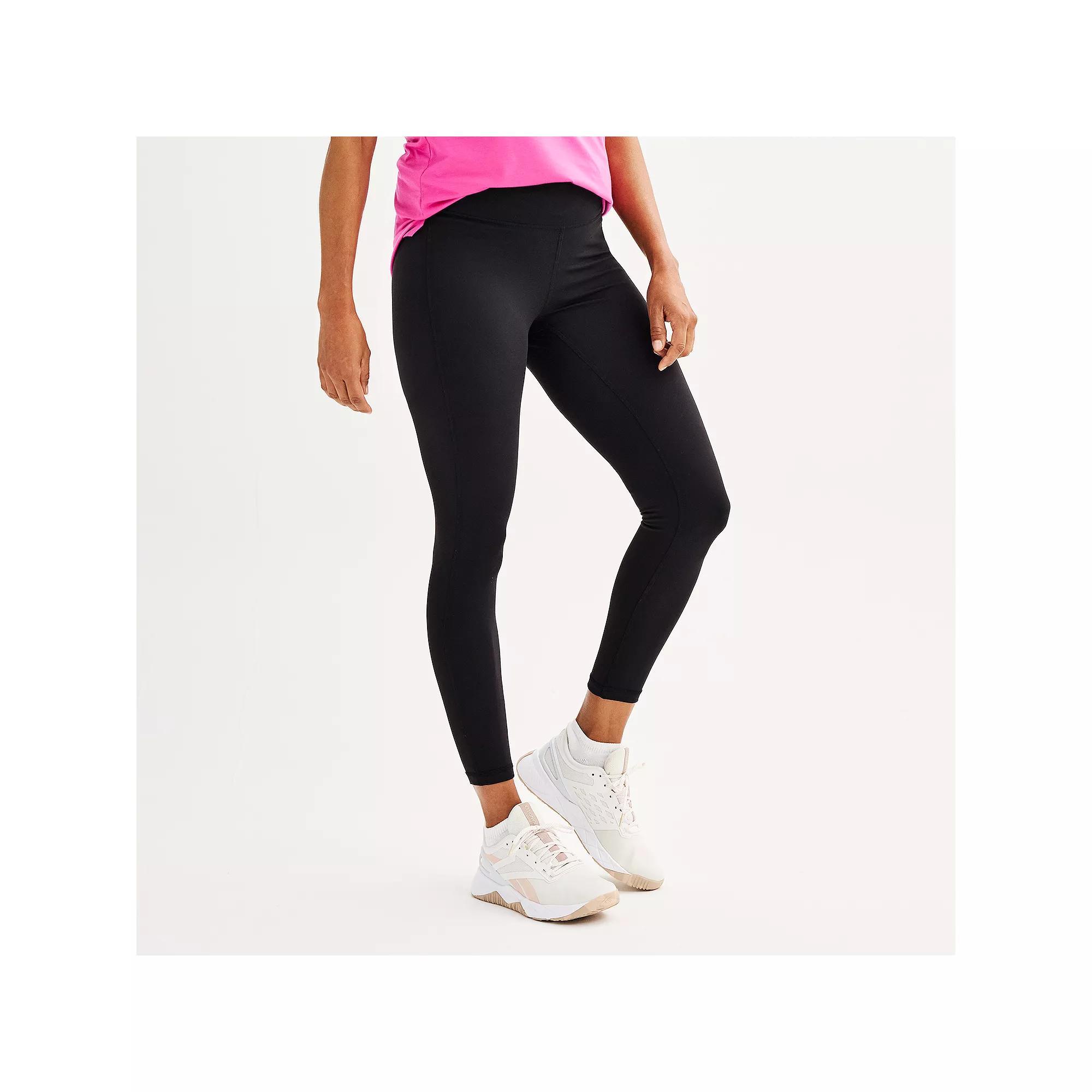 Women's Tek Gear® Essential Soft 7/8th Leggings, Size: XXL, Mineral Black Product Image