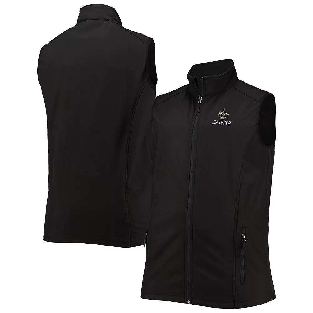 Men's Dunbrooke Black New Orleans Saints Big & Tall Archer Softshell Full-Zip Vest, Size: 2XLT Product Image