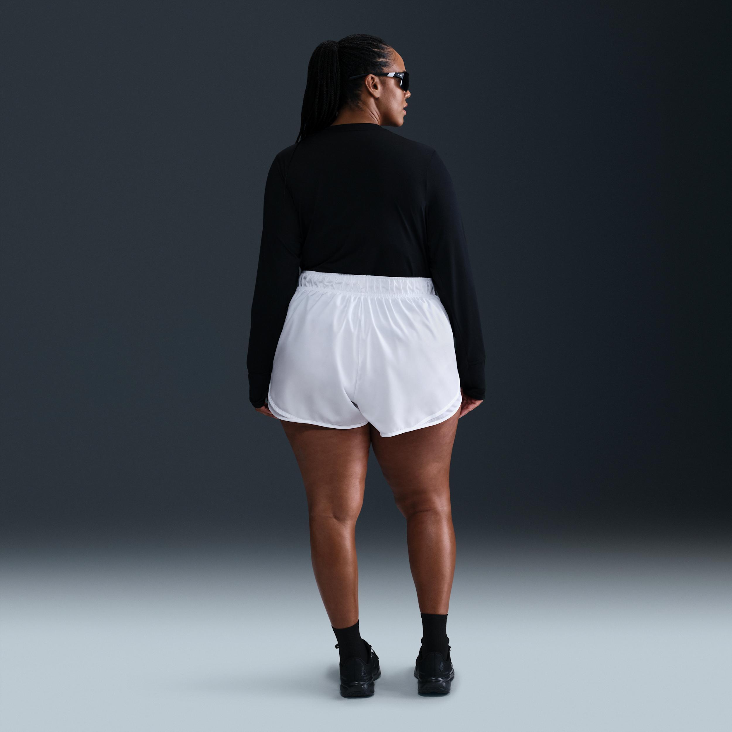 Nike Women's Tempo Dri-FIT Mid-Rise 3" Brief-Lined Running Shorts (Plus Size) Product Image