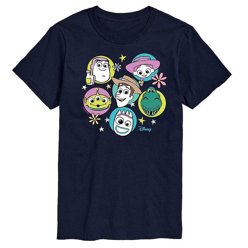 Disney / Pixar's Toy Story 4 Men's Group Grid Graphic Tee, Size: Medium, Ivory Product Image