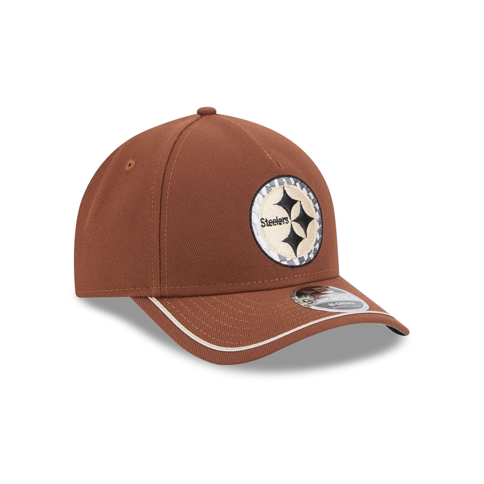 Pittsburgh Steelers Motorsport 9FORTY M-Crown A-Frame Snapback Hat Male Product Image