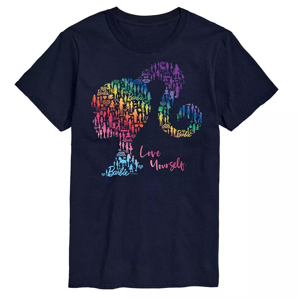 Mens Barbie Pride Silo Graphic Tee Blue Product Image
