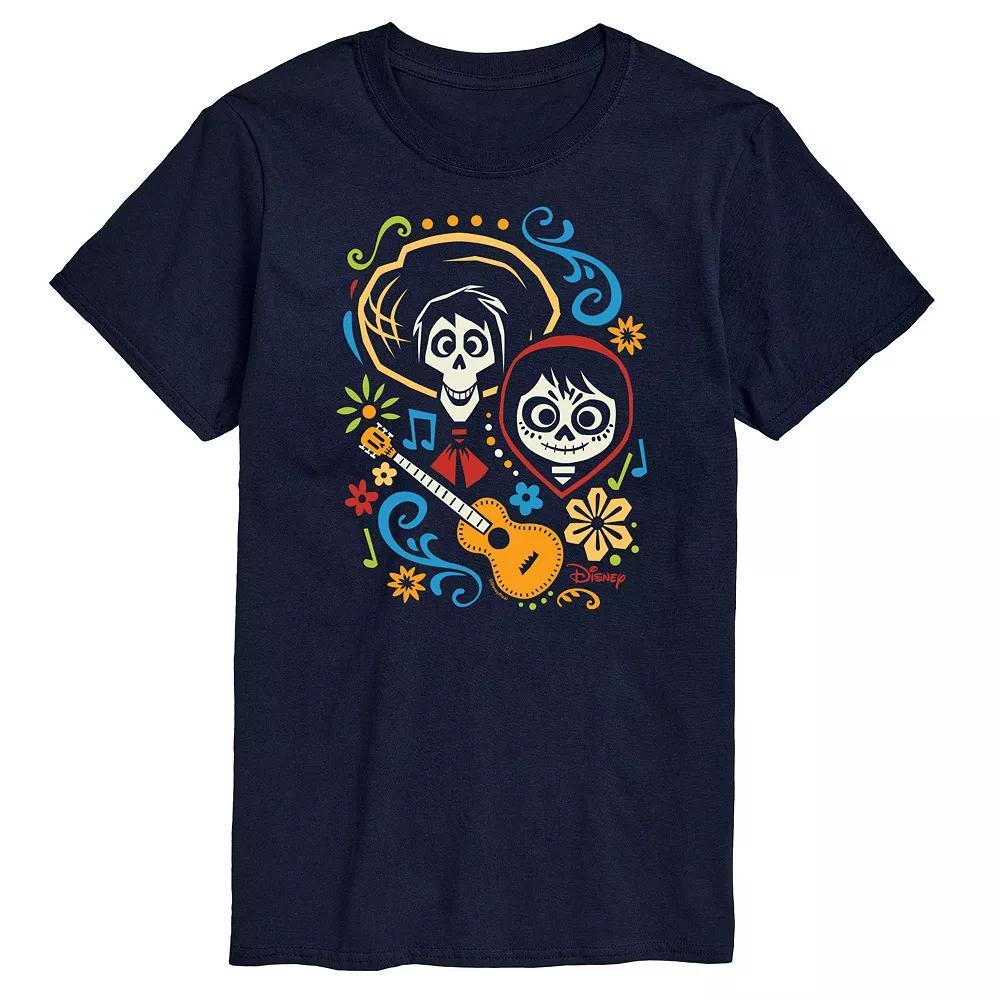 Disneys Lilo & Stitch Mens Hoppy Easter Tee Graphic Tee Blue Product Image