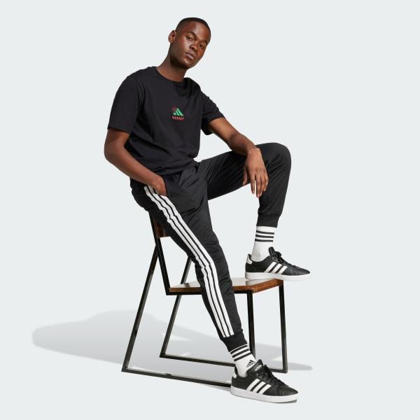 Men's adidas Lounge Pizza Graphic Sportswear Tee, Size: XL, Off White Product Image