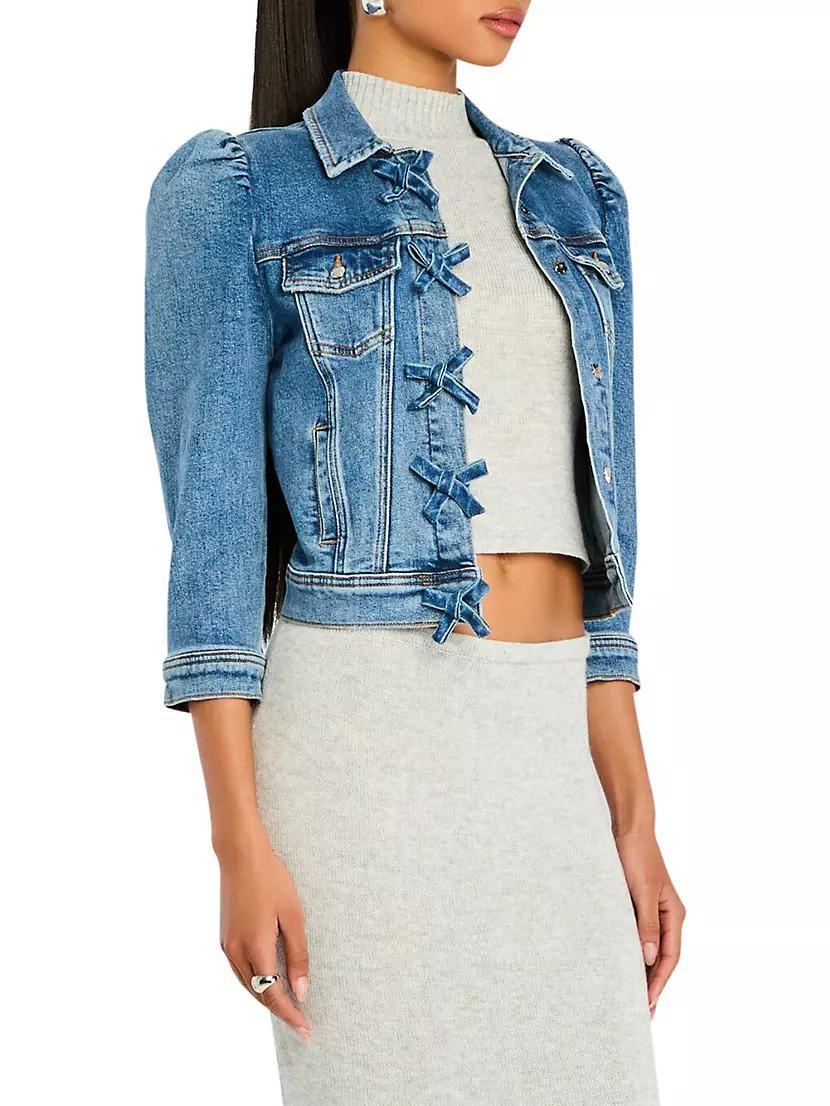 Mauve Denim Jacket Product Image