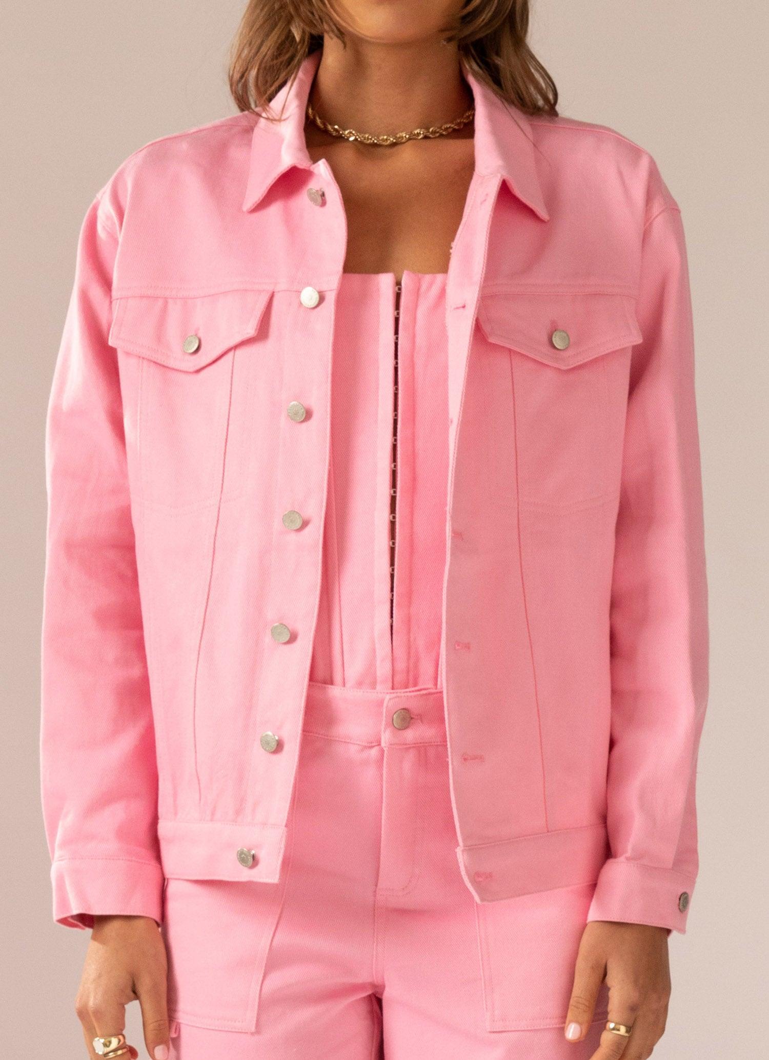 Wild Pursuit Denim Jacket - Blossom Product Image