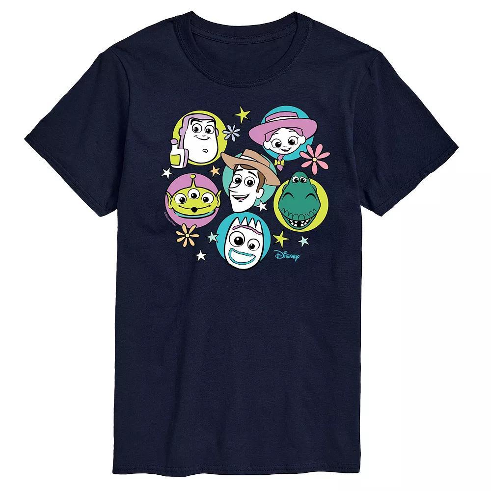 Disney / Pixar's Toy Story 4 Men's Group Grid Graphic Tee, Size: Medium, Ivory Product Image