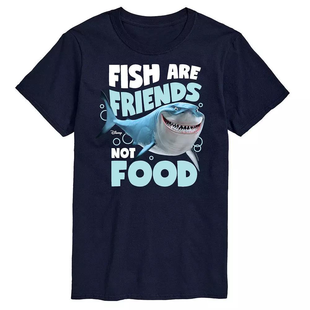 Disney / Pixar's Finding Nemo Big & Tall Fish Are Friends Graphic, Men's, Size: Large Tall, Blue Product Image