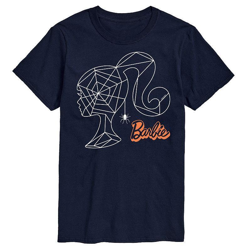 Mens Barbie Spider Web Head Graphic Tee Product Image
