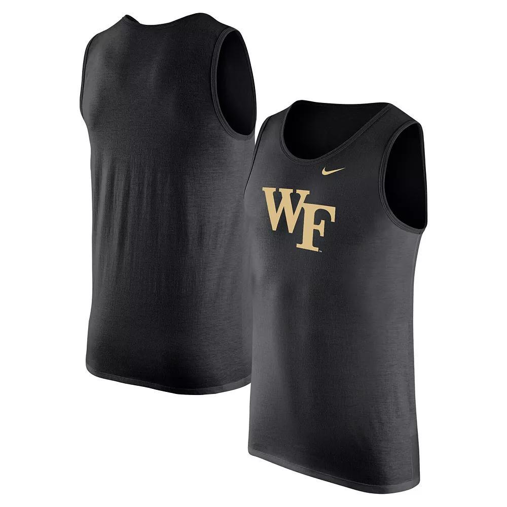 Men's Nike Black Wake Forest Demon Deacons Tank Top, Size: Medium, Wfu Black Product Image
